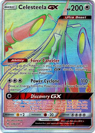 Celesteela GX - 228/214 - Hyper Rare available at 401 Games Canada