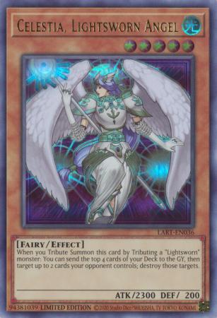 Celestia, Lightsworn Angel - LART-EN036 - Ultra Rare - Limited Edition available at 401 Games Canada