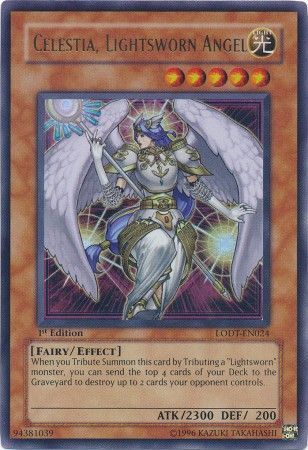 Celestia, Lightsworn Angel - LODT-EN024 - Ultra Rare - 1st Edition available at 401 Games Canada