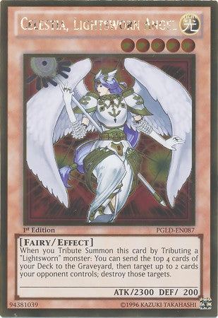 Celestia, Lightsworn Angel - PGLD-EN087 - Gold Rare - 1st Edition available at 401 Games Canada