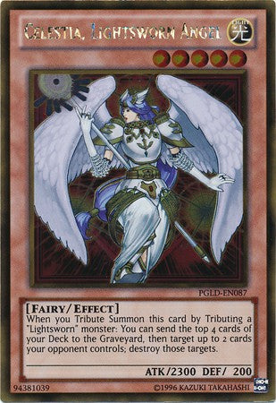 Celestia, Lightsworn Angel - PGLD-EN087 - Gold Rare - Unlimited available at 401 Games Canada