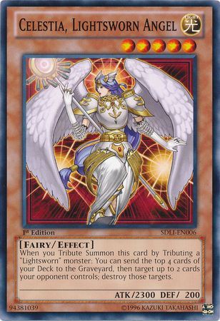 Celestia, Lightsworn Angel - SDLI-EN006 - Common - 1st Edition available at 401 Games Canada