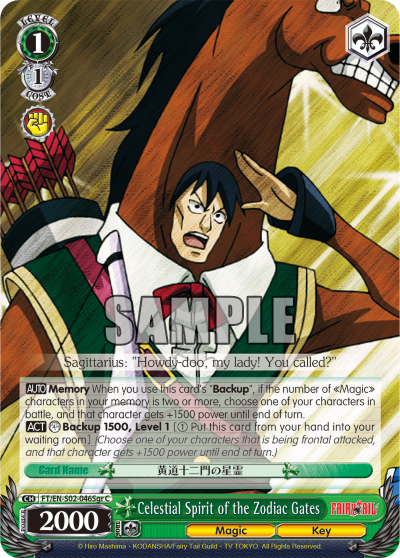 Celestial Spirit of the Zodiac Gates (Sagittarius) - FT/EN-S02-046Sgr - Common available at 401 Games Canada