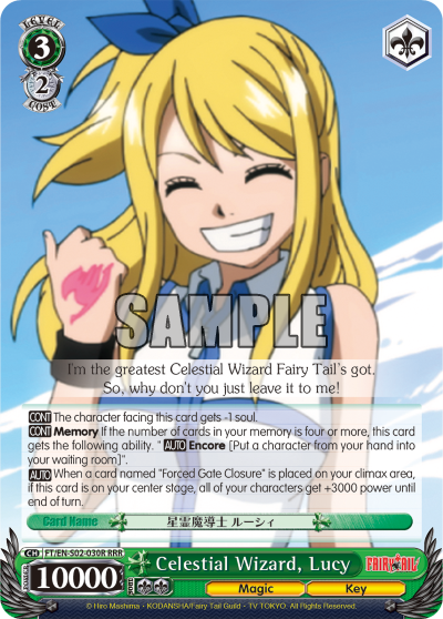 Celestial Wizard, Lucy - FT/EN-S02-030R - Triple Rare available at 401 Games Canada