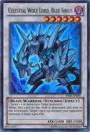 Celestial Wolf Lord, Blue Sirius - SHSP-EN090 - Ultra Rare - Unlimited available at 401 Games Canada