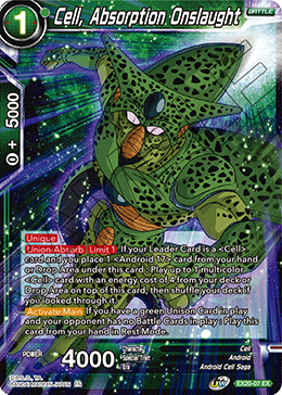 Cell, Absorption Onslaught - EX20-07 - Expansion Rare available at 401 Games Canada