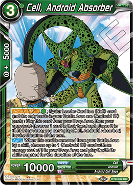 Cell, Android Absorber - BT9-039 - Uncommon (FOIL) available at 401 Games Canada