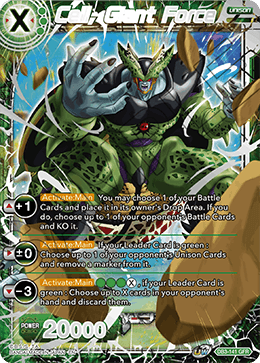 Cell, Giant Force - DB3-141 - Giant Force Rare available at 401 Games Canada