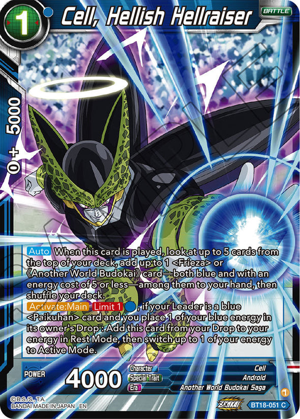 Cell, Hellish Hellraiser - BT18-051 - Common available at 401 Games Canada