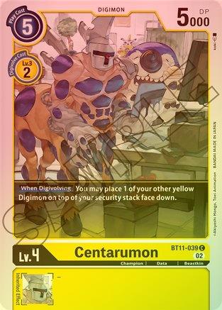 Centarumon (Foil) - BT11-039 - Common available at 401 Games Canada