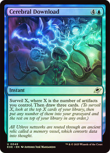 Cerebral Download (Foil) (EOE)