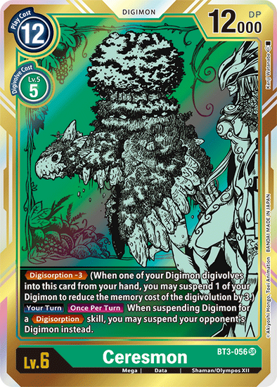 Ceresmon (Alternate Art) - BT3-056 - Super Rare available at 401 Games Canada