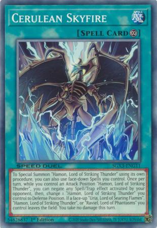 Cerulean Skyfire - SGX3-ENG11 - Common - 1st Edition available at 401 Games Canada