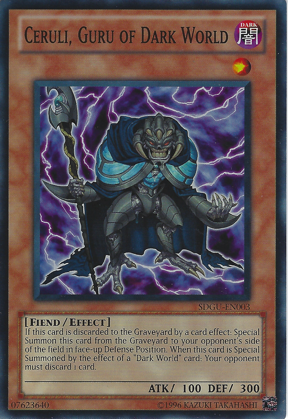 Ceruli, Guru of Dark World - SDGU-EN003 - Super Rare - Unlimited available at 401 Games Canada