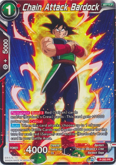 Chain Attack Bardock - DBS-P-293 - Promo available at 401 Games Canada