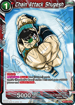 Chain Attack Shugesh - BT13-008 - Uncommon (FOIL) available at 401 Games Canada