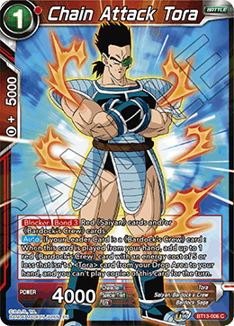 Chain Attack Tora - BT13-006 - Common (FOIL) available at 401 Games Canada