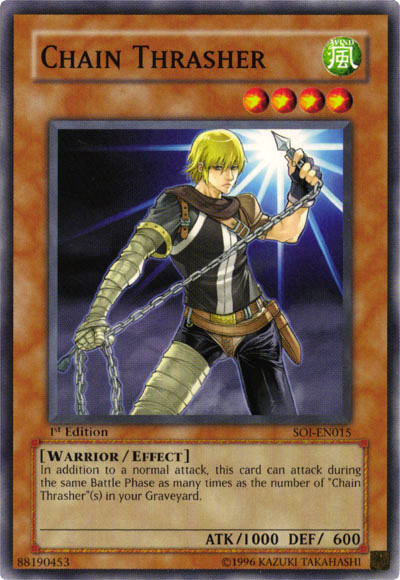 Chain Thrasher - SOI-EN015 - Common - 1st Edition available at 401 Games Canada