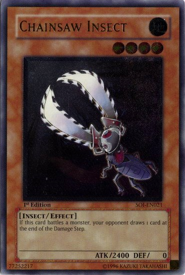 Chainsaw Insect - SOI-EN021 - Ultimate Rare - 1st Edition available at 401 Games Canada