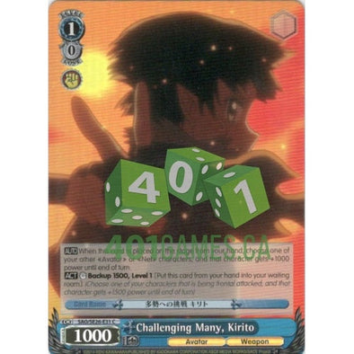 Challenging Many, Kirito (Foil) available at 401 Games Canada