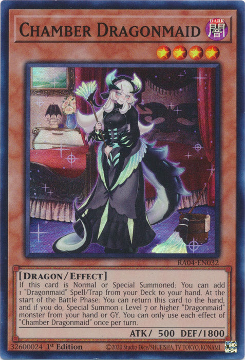 Chamber Dragonmaid - RA04-EN032 - Super Rare - 1st Edition