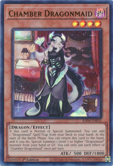 Chamber Dragonmaid (UR) - RA04-EN032 - Ultra Rare - 1st Edition