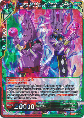 Champa and Beerus, Capricious Gods - DB1-088 - Rare available at 401 Games Canada