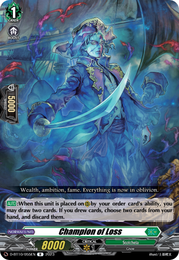 Champion of Loss - D-BT10/055 - Rare available at 401 Games Canada