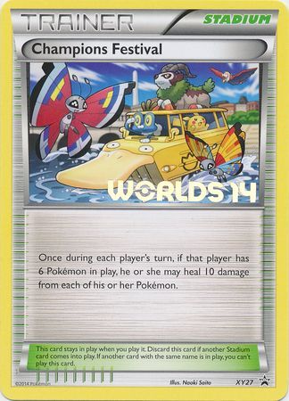 Champions Festival - XY27 - Worlds '14 Promo available at 401 Games Canada