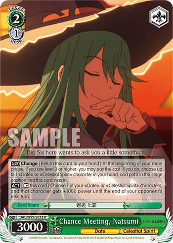 Chance Meeting, Natsumi - DAL/W99-E032 - Rare available at 401 Games Canada