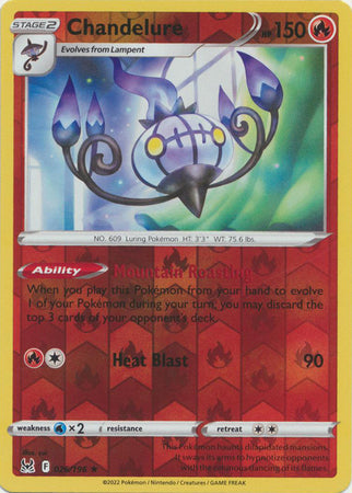 Chandelure - 026/196 - Holo Rare - Reverse Holo available at 401 Games Canada