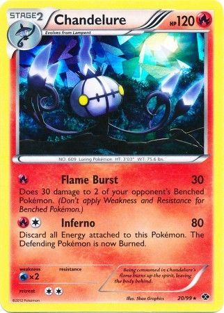 Chandelure - 20/99 - Shattered Holo Promo available at 401 Games Canada