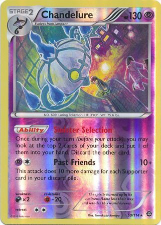 Chandelure - 50/114 - Holo Rare - Reverse Holo available at 401 Games Canada