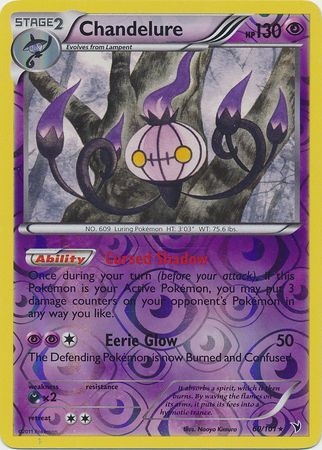 Chandelure - 60/101 - Rare - Reverse Holo available at 401 Games Canada