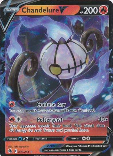 Chandelure V - 039/264 - Ultra Rare available at 401 Games Canada