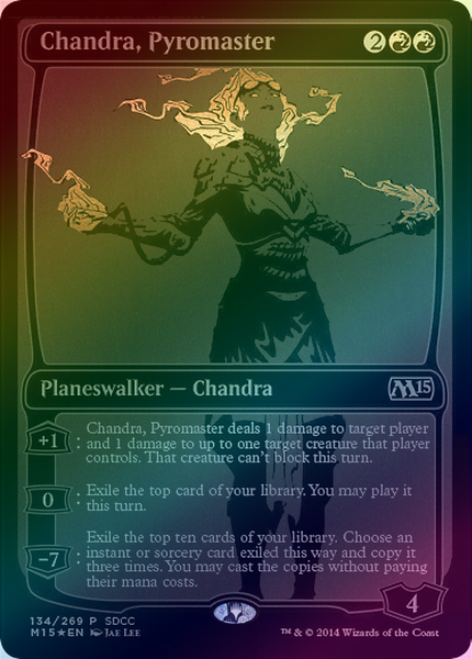 401 Games Canada - Chandra, Pyromaster (Foil) (SDCC 2014) 401 Games Canada - Chandra, Pyromaster (Foil) (SDCC 2014)