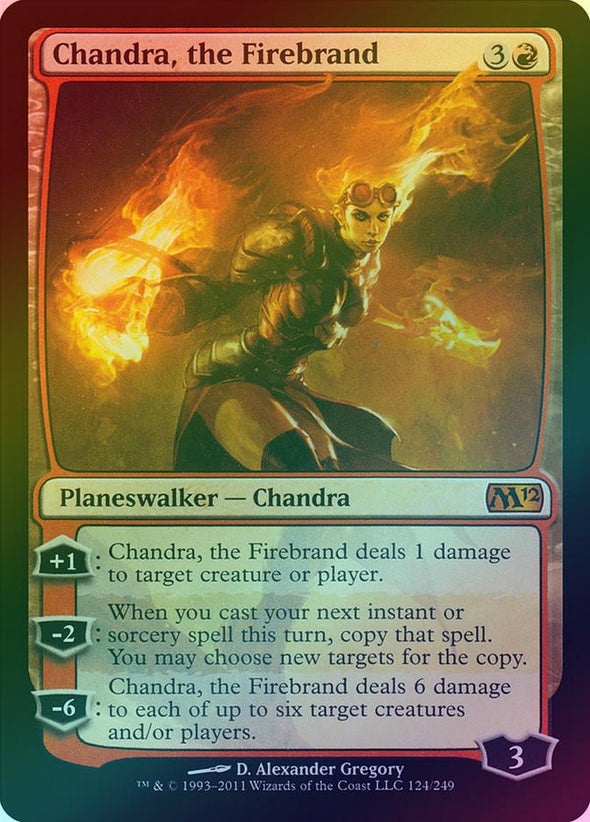 Chandra, the Firebrand (Foil) (M12) available at 401 Games Canada