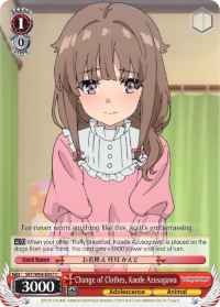 Change of Clothes, Kaede Azusagawa - SBY/W64-E067 - Common available at 401 Games Canada