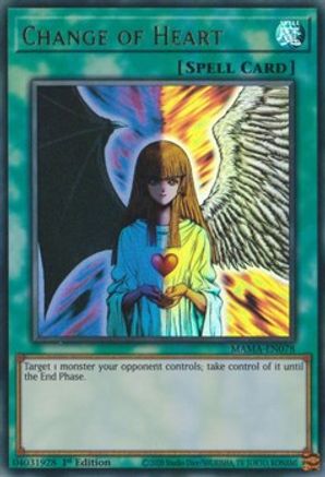 Change of Heart - MAMA-EN078 - Ultra Rare - 1st Edition available at 401 Games Canada