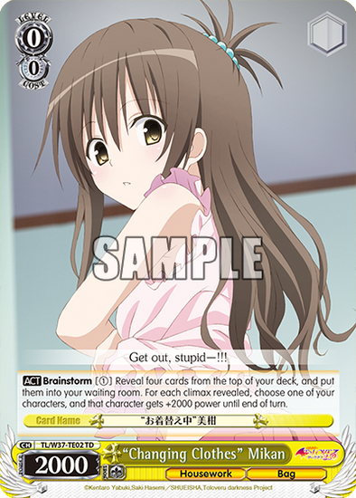 "Changing Clothes" Mikan - TL/W37-TE02 - Trial Deck available at 401 Games Canada