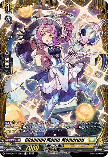 Changing Magic, Memeruru - D-BT06/FR26 - Frame Rare available at 401 Games Canada