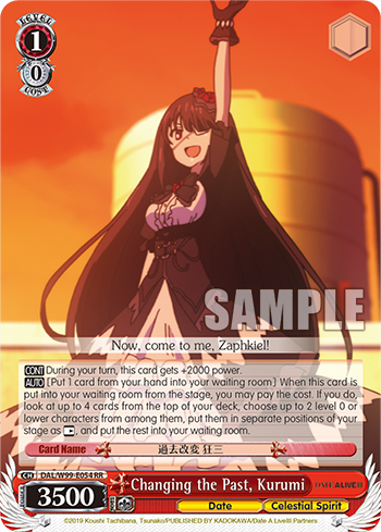 Changing the Past, Kurumi - DAL/W99-E054 - Double Rare available at 401 Games Canada