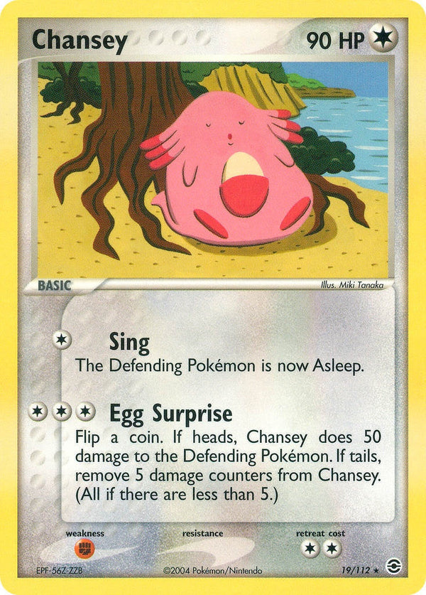 Chansey - 19/112 - Rare available at 401 Games Canada