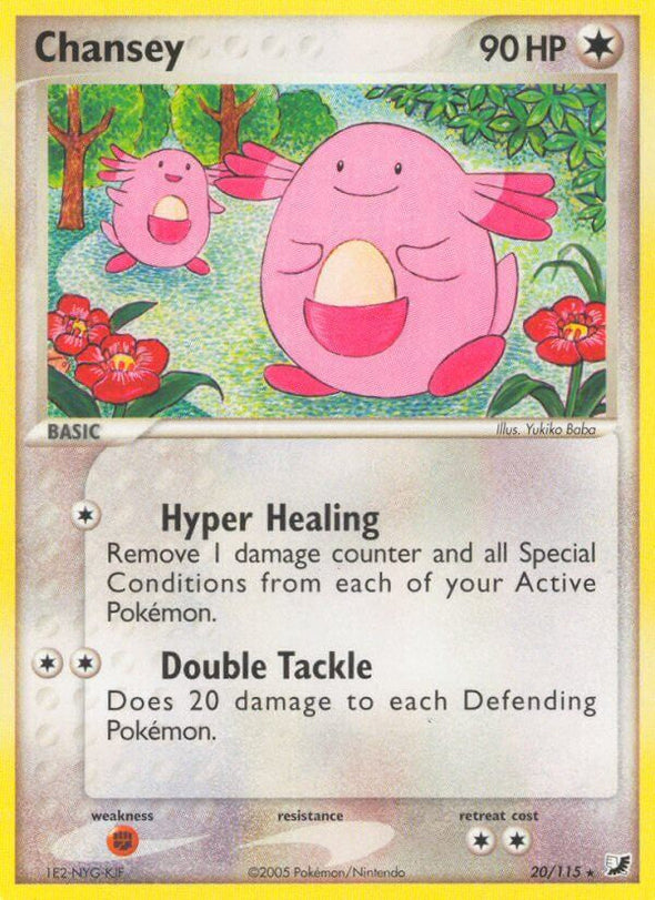 Chansey - 20/115 - Rare available at 401 Games Canada