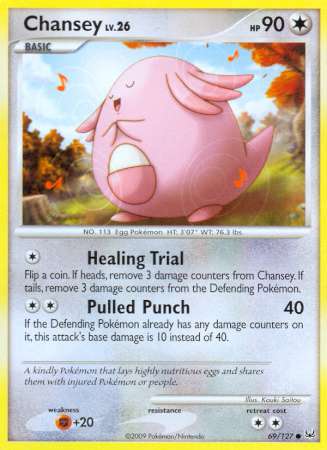 Chansey - 69/127 - Common available at 401 Games Canada