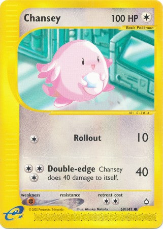 Chansey - 69/147 - Common available at 401 Games Canada