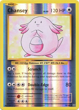 Chansey - 70/108 - Holo Rare - Reverse Holo available at 401 Games Canada