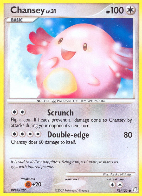 Chansey - 76/123 - Common available at 401 Games Canada