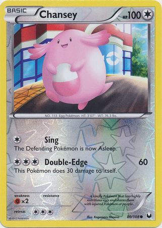 Chansey - 80/108 - Common - Reverse Holo available at 401 Games Canada