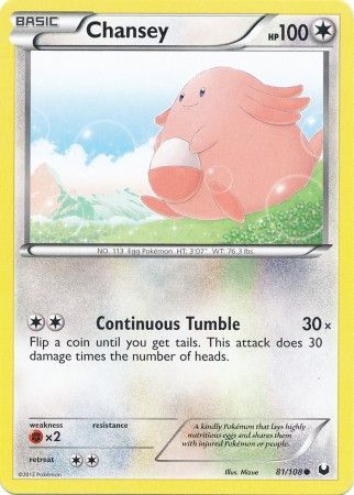 Chansey - 81/108 - Common available at 401 Games Canada